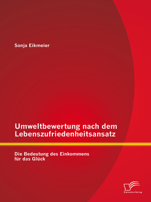 cover image of Umweltbewertung nach dem Lebenszufriedenheitsansatz